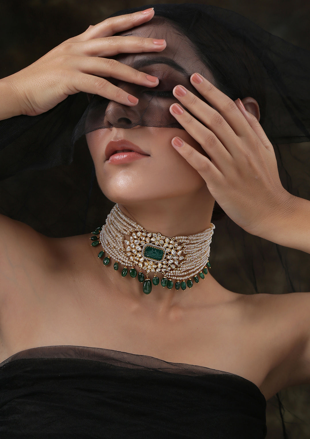 Sterling Silver Her Highness Turtle Neck Choker