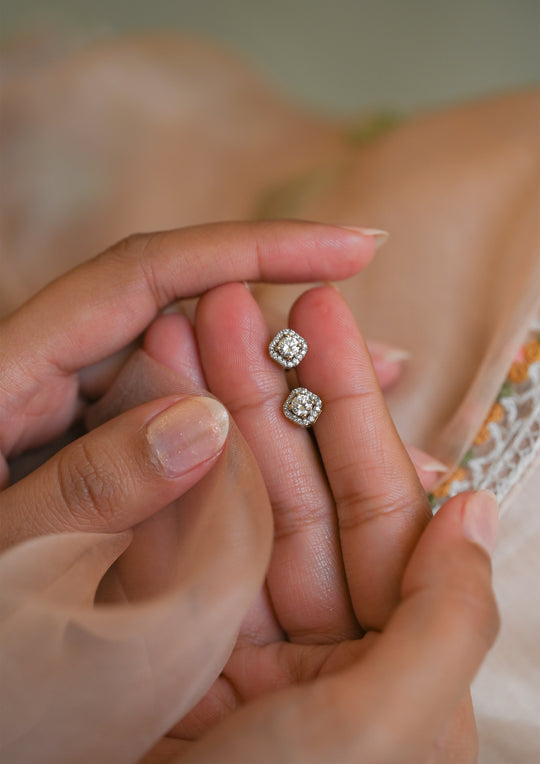 Sterling Silver Frost Earrings