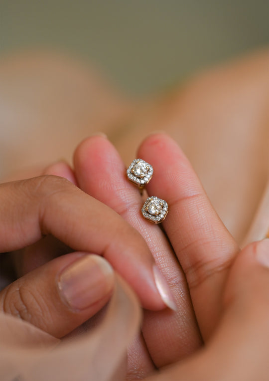 Sterling Silver Frost Earrings