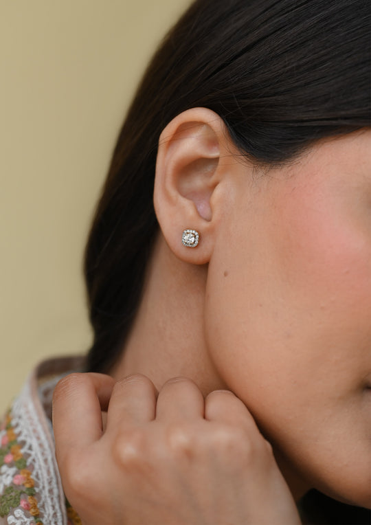 Sterling Silver Frost Earrings