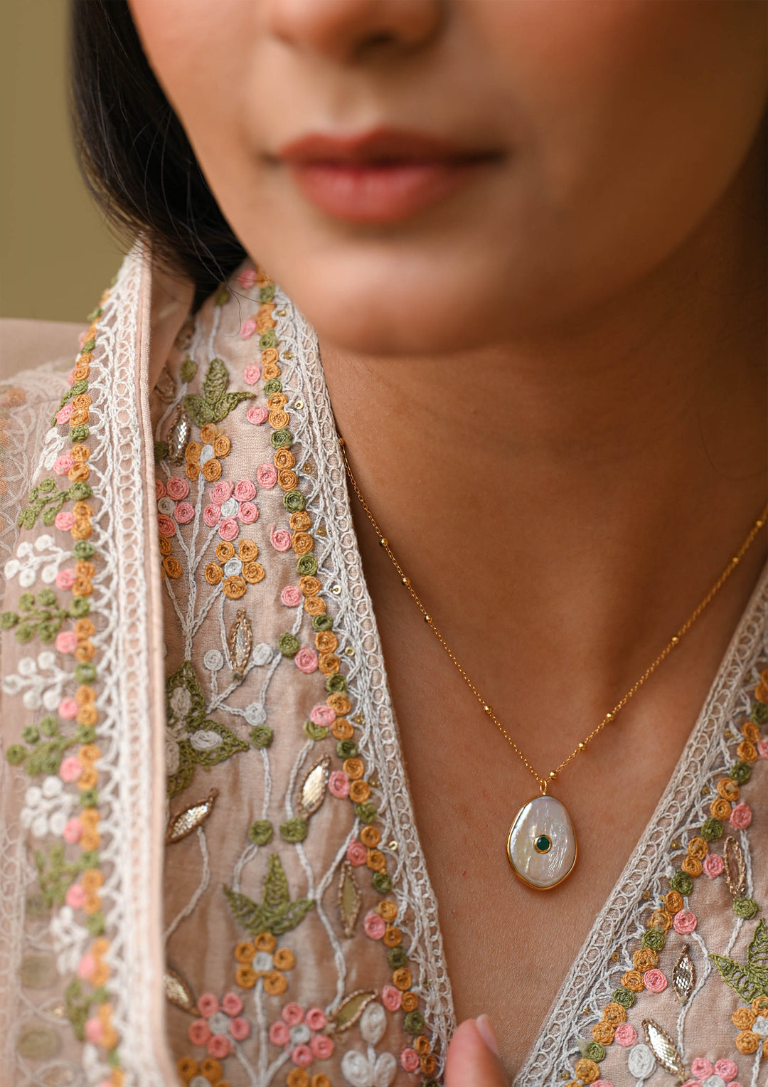 Sterling Silver Shella Necklace