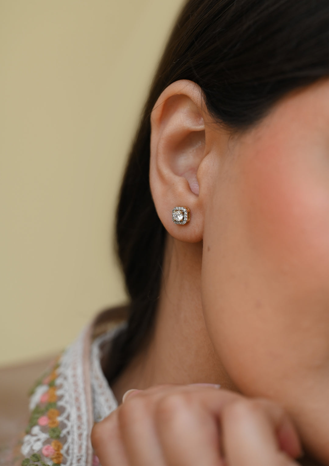 Sterling Silver Frost Earrings