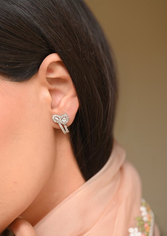 Sterling Silver Moonwood Earrings