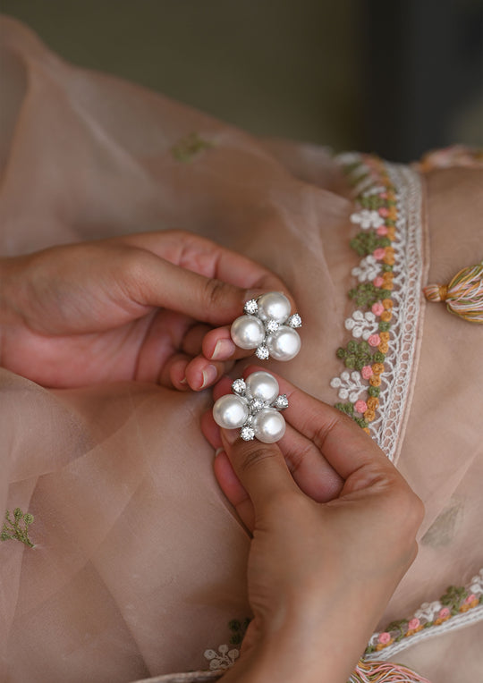 Pearl Clover Earrings