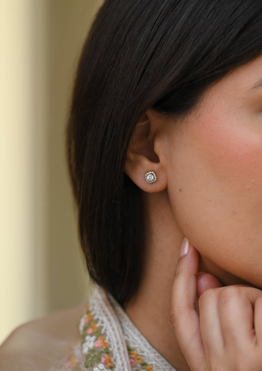 Sterling Silver Frost Earrings