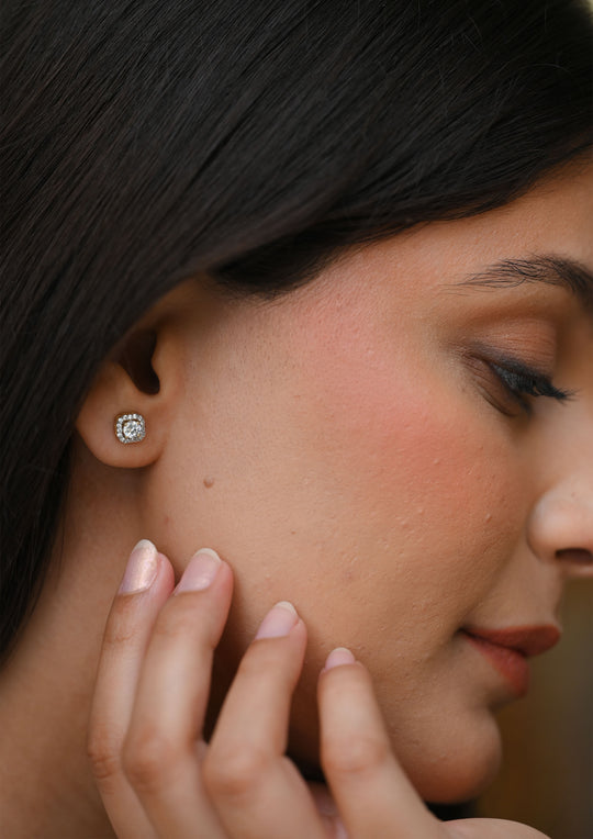 Sterling Silver Frost Earrings