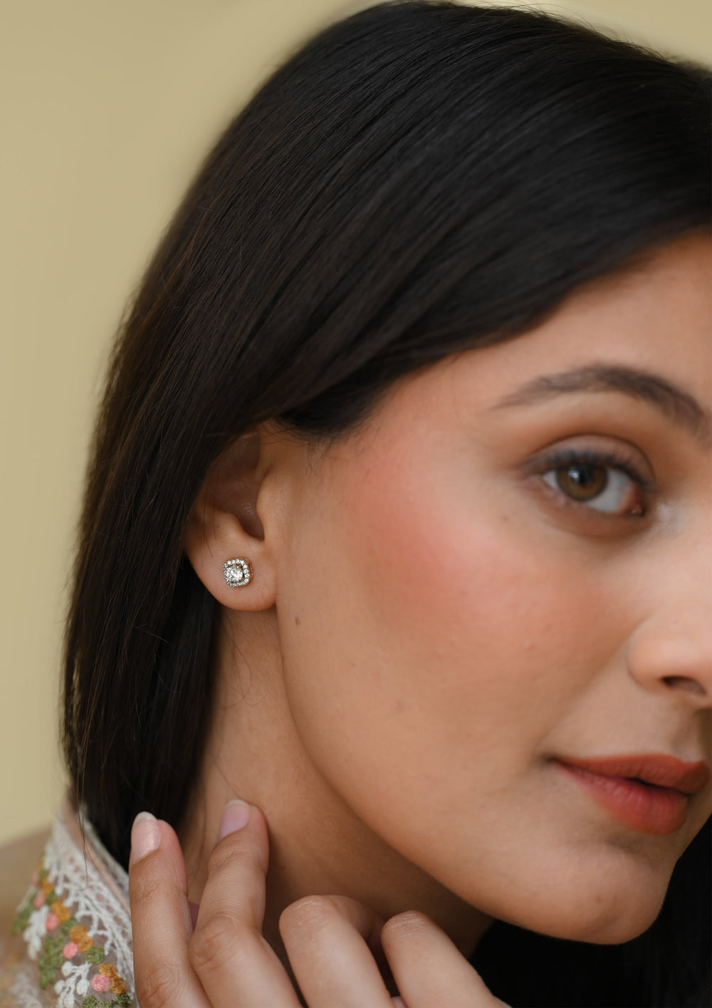 Sterling Silver Frost Earrings