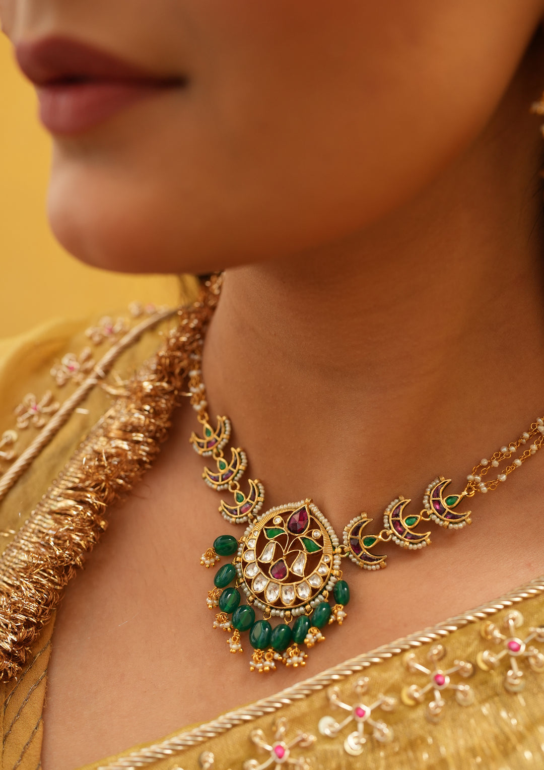 Chandra Multicolored Choker