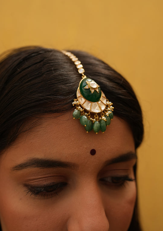 Sterling Silver Pongla Maangtika