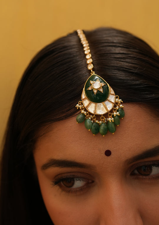 Sterling Silver Pongla Maangtika