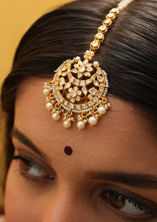 Sterling Silver Chandra Bindu Maangtika