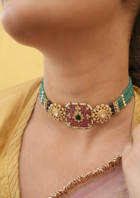 Sterling Silver Pongal Choker