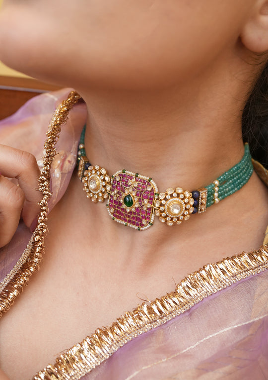Sterling Silver Pongal Choker
