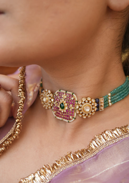 Sterling Silver Pongal Choker