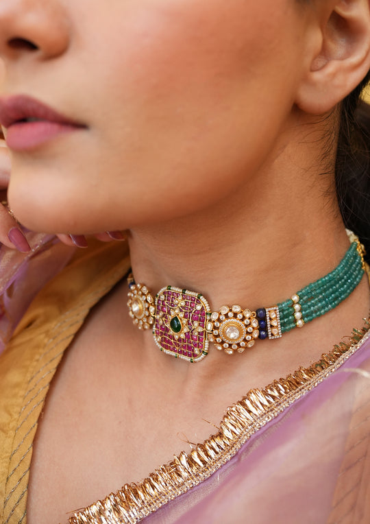 Sterling Silver Pongal Choker