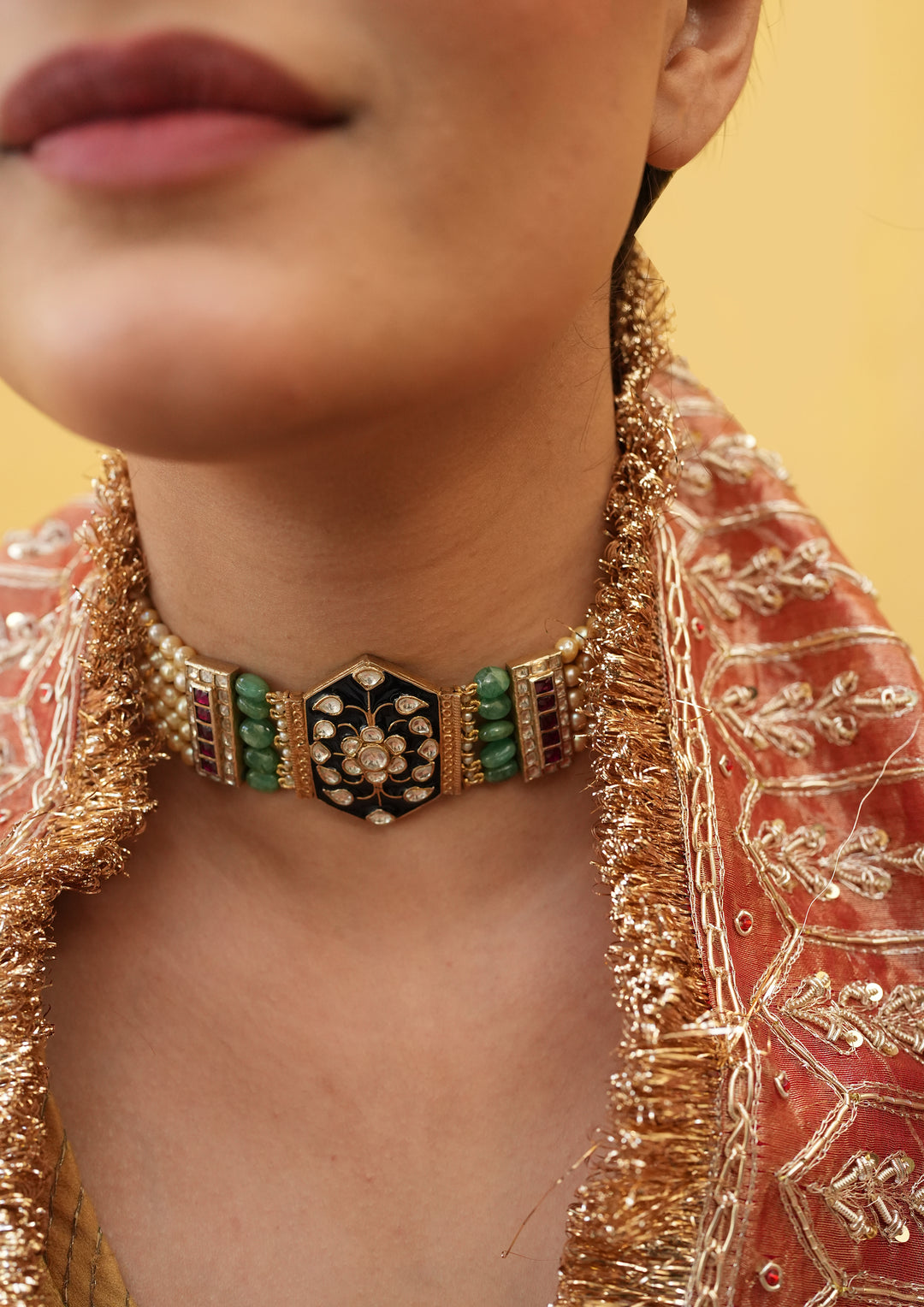 Lohri Multicolored Choker