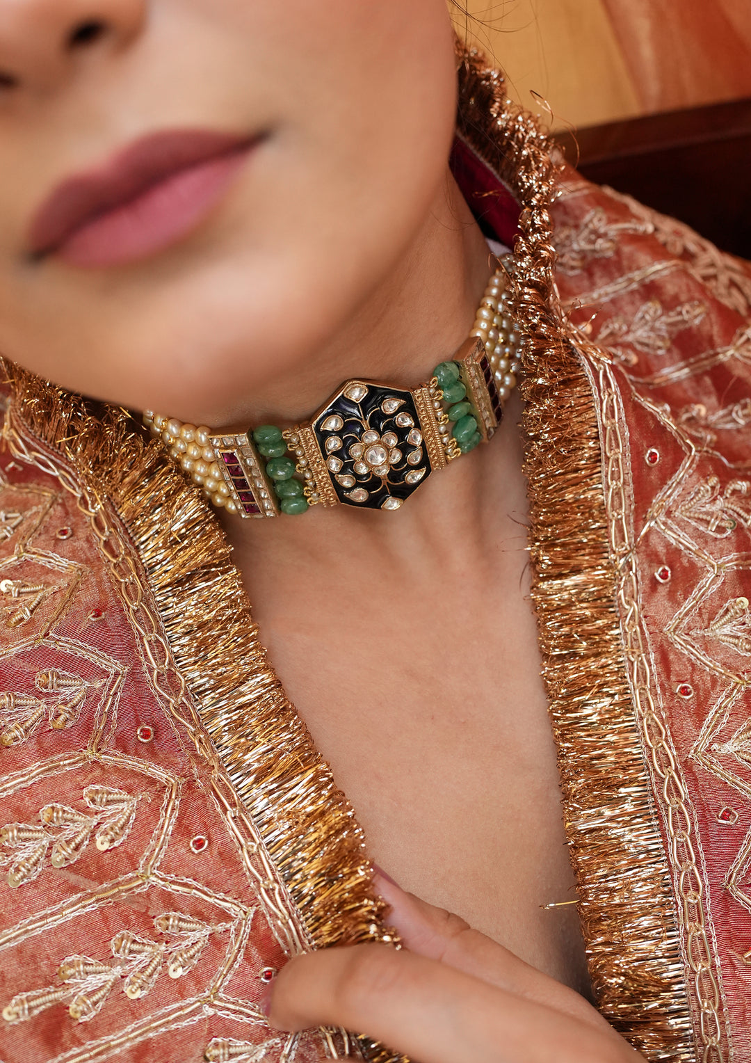 Lohri Multicolored Choker