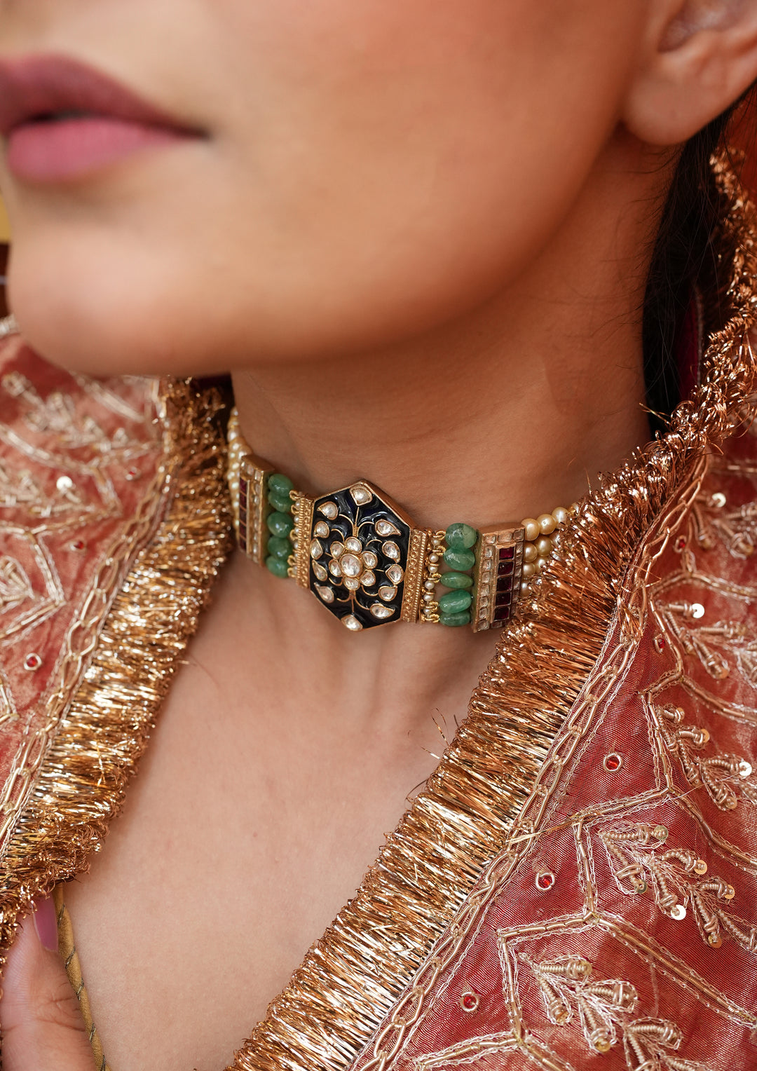 Lohri Multicolored Choker