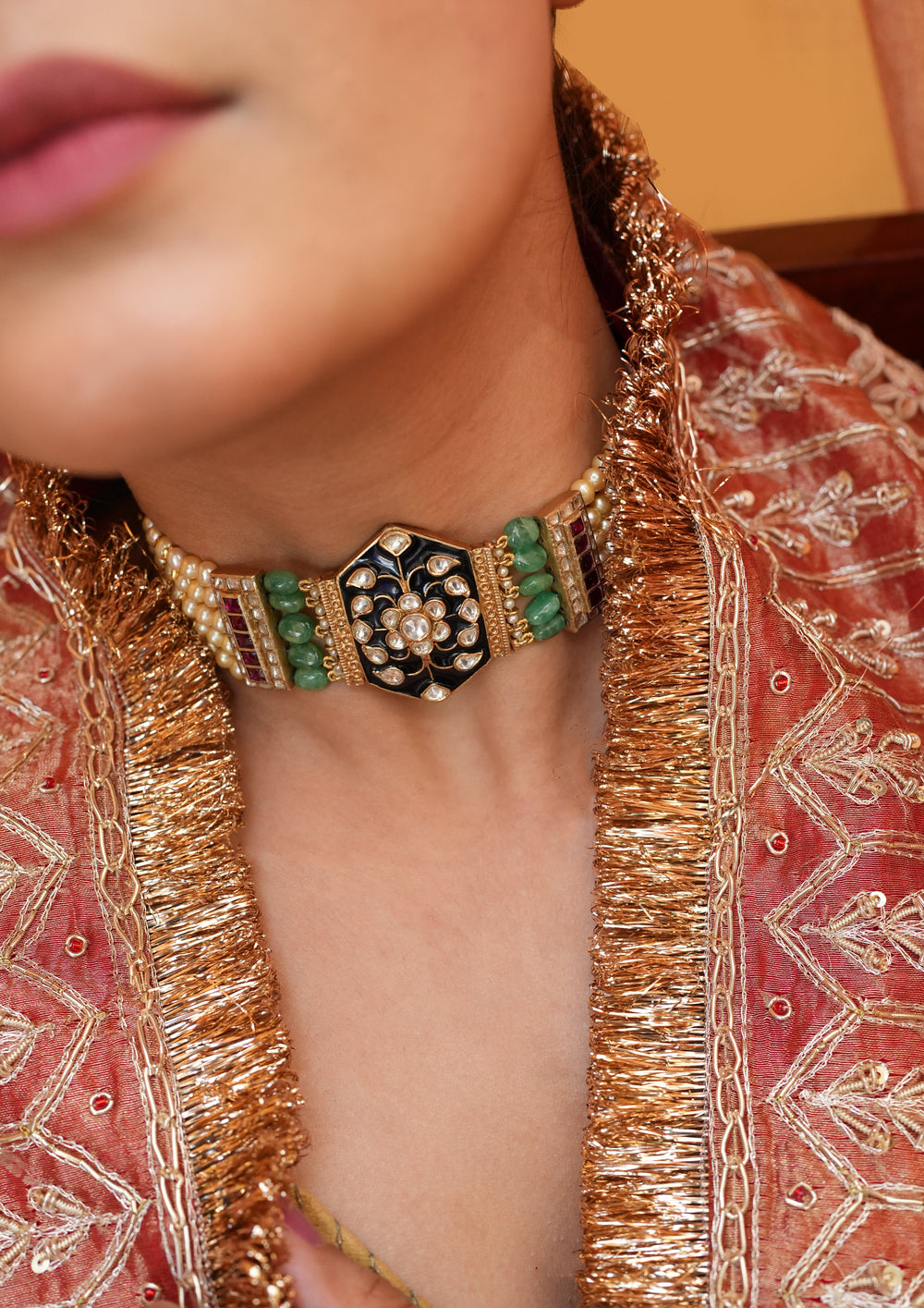 Lohri Multicolored Choker