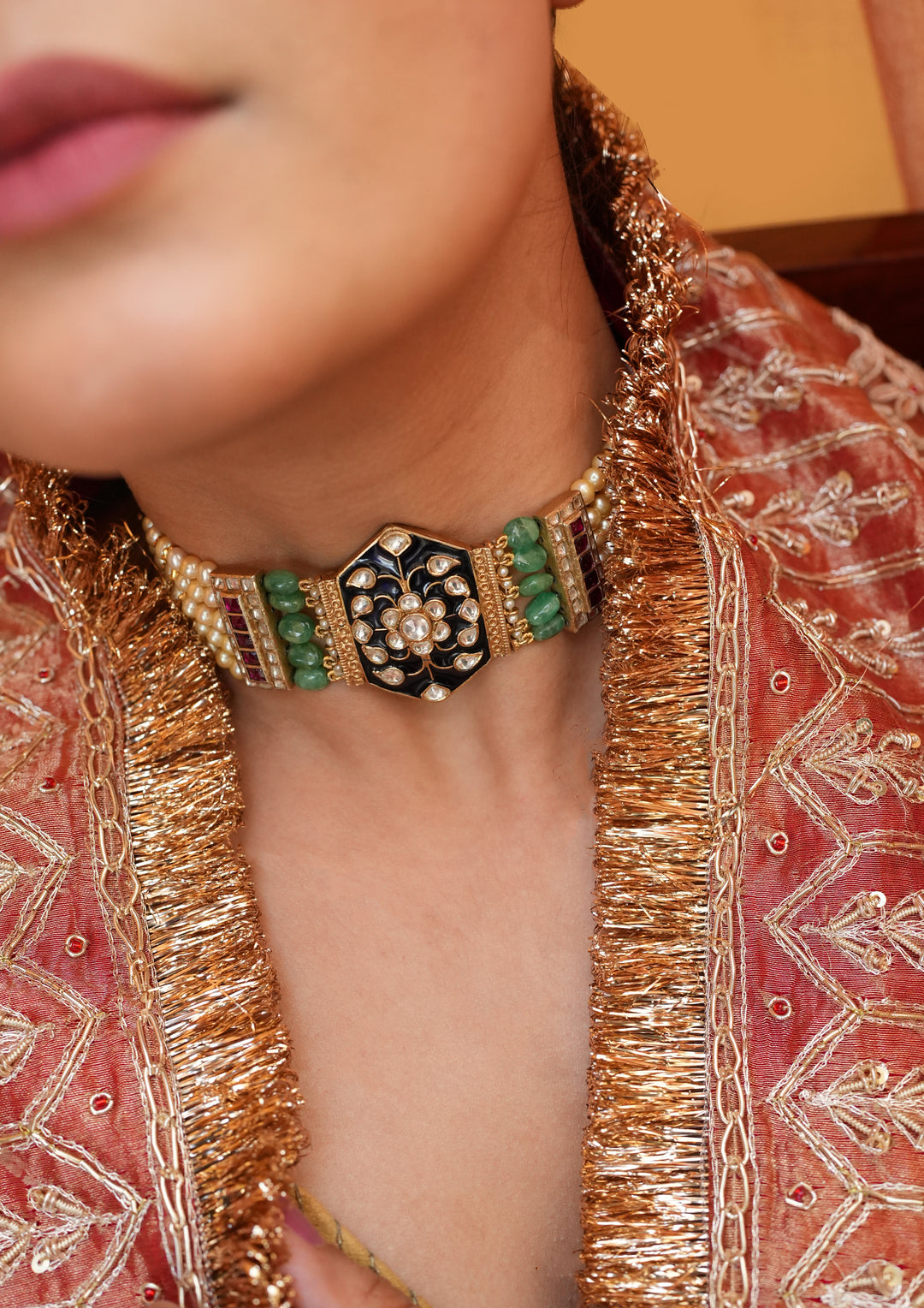 Lohri Multicolored Choker