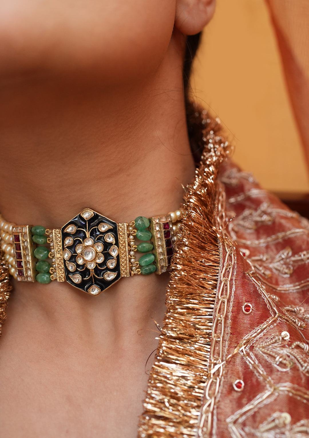 Lohri Multicolored Choker