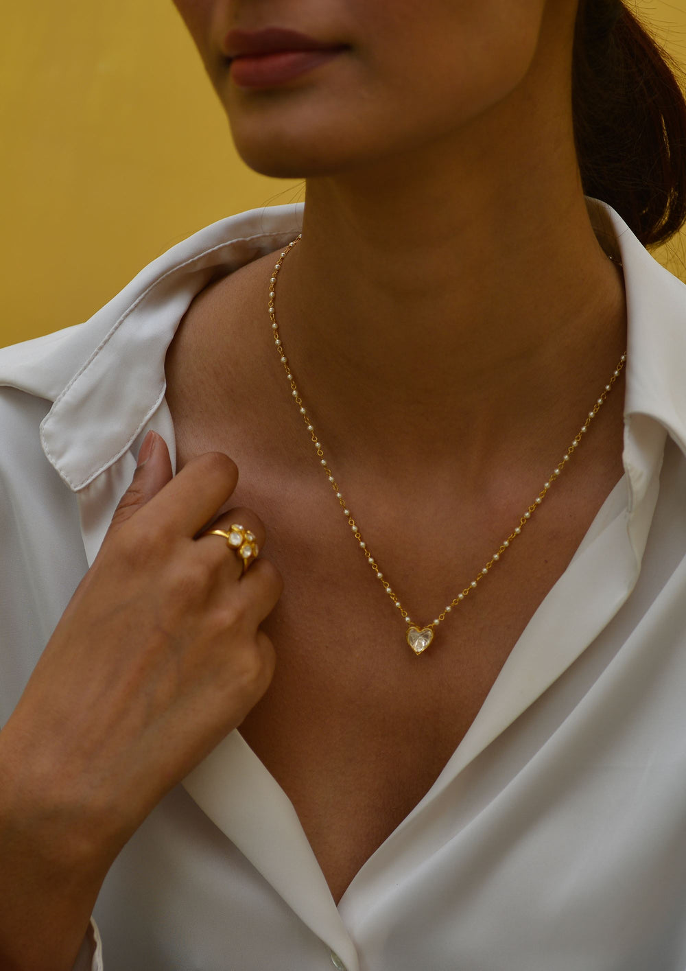 Sterling Silver Heartbeat Necklace
