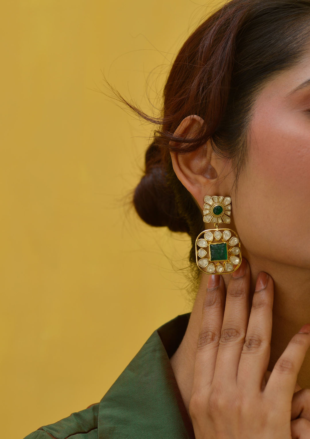Sterling Silver Nakkashi Earrings