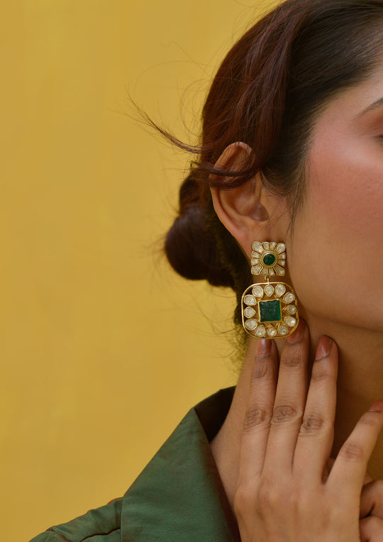 Sterling Silver Nakkashi Earrings