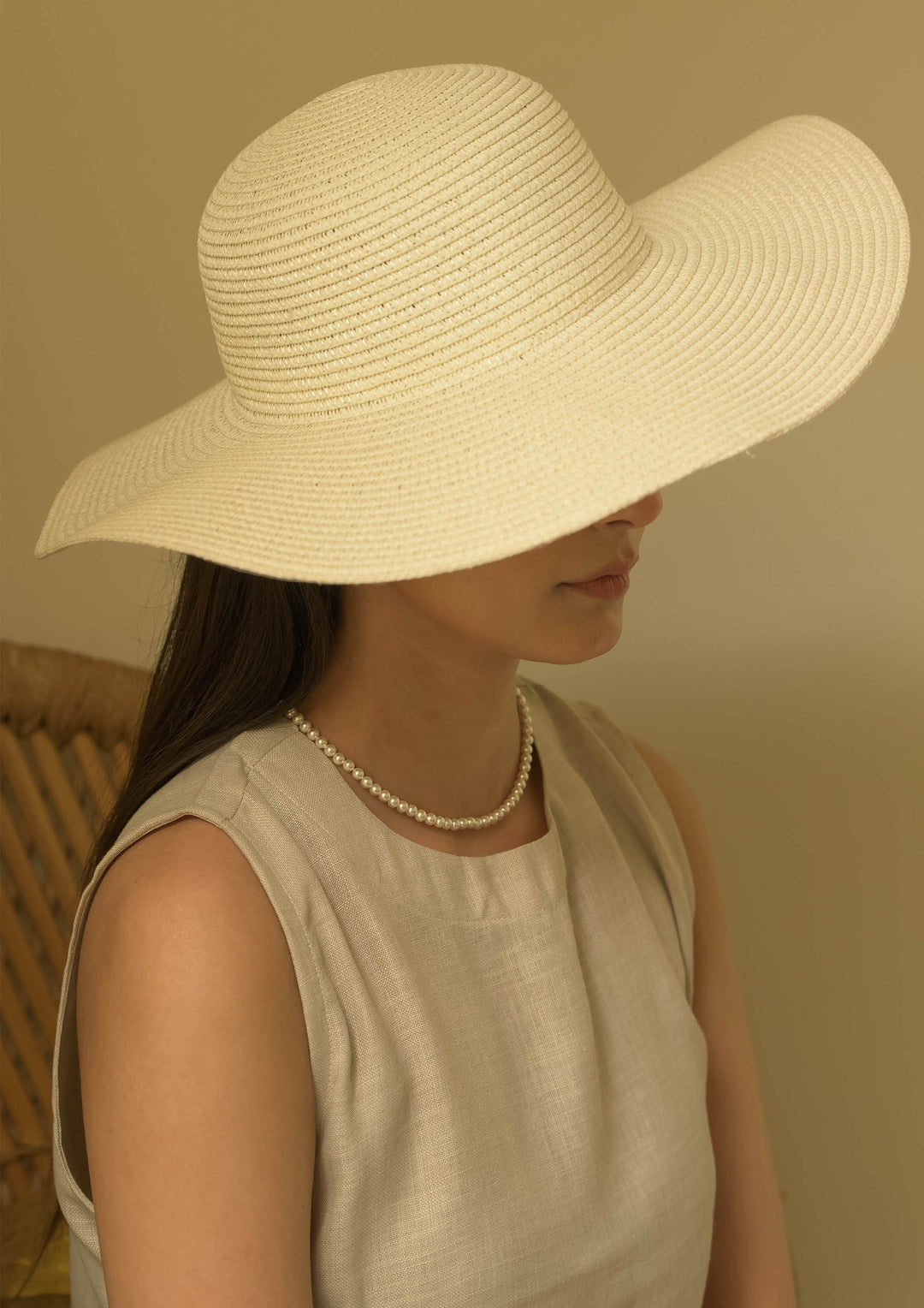 Bella Single Line Pearl Necklace