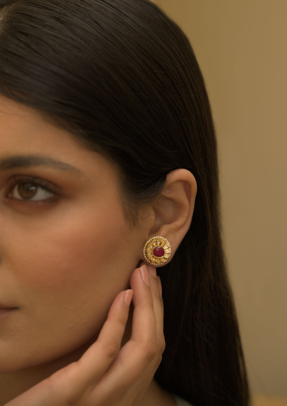 Sterling Silver Laali Detachable Duo Style Studs