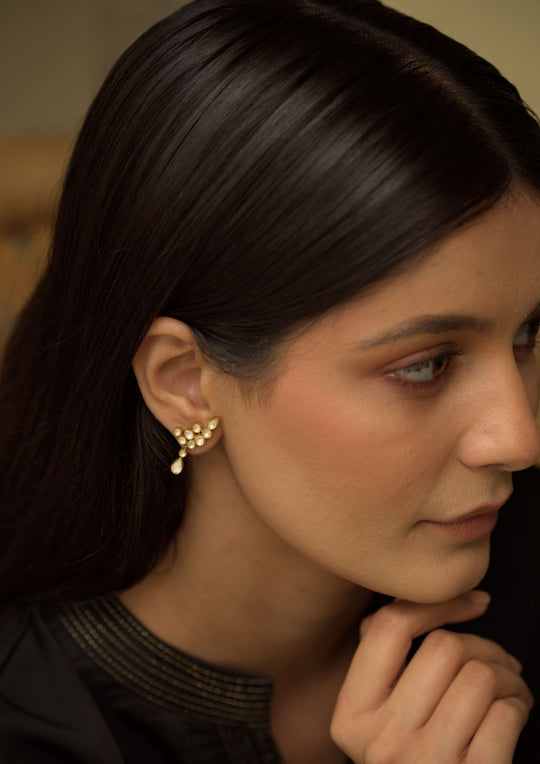 Sterling Silver Classic Angoor Earrings