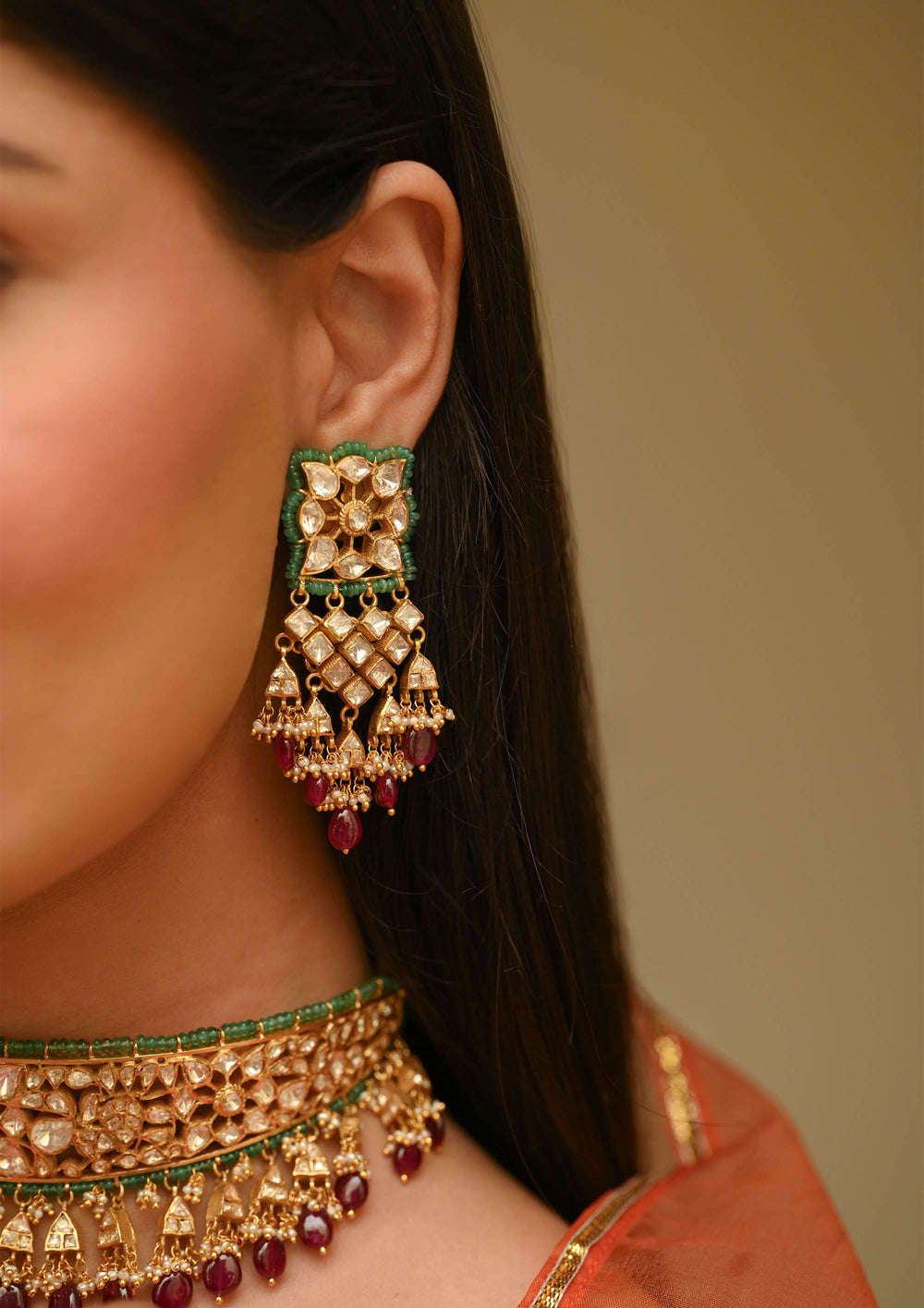 Sterling Silver Vrindavan Earrings
