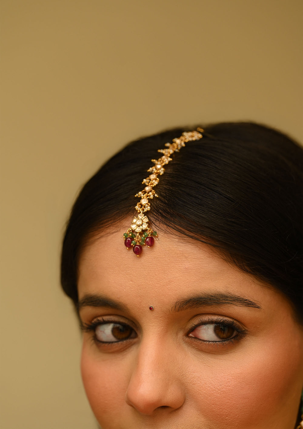 Sterling Silver Phulwaari Maangtika