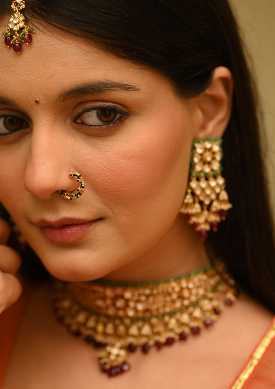 Sterling Silver Bulbul Clip-On Nath