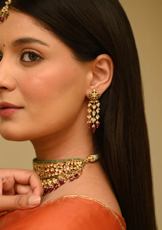 Sterling Silver Gulmohar Earrings