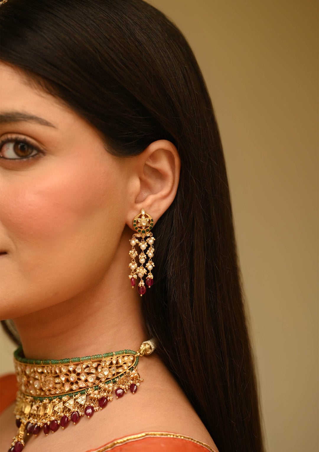 Sterling Silver Gulmohar Earrings