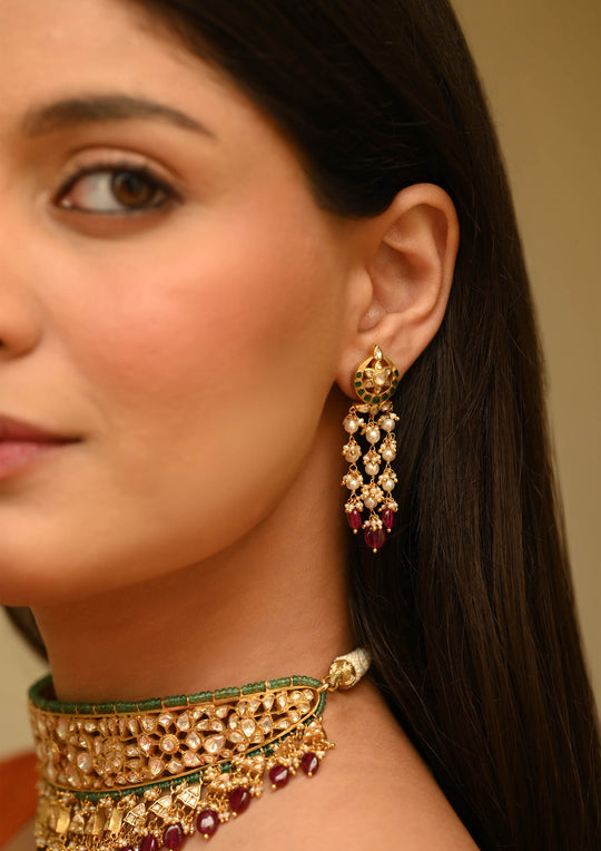 Sterling Silver Gulmohar Earrings