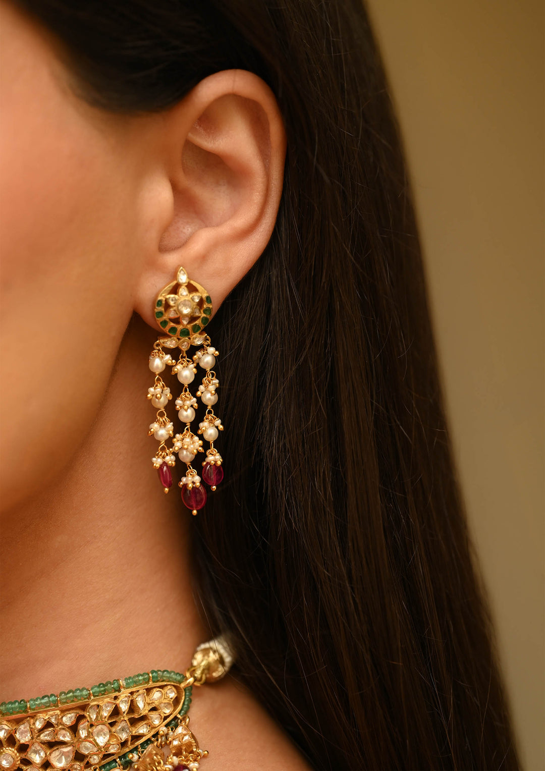Sterling Silver Gulmohar Earrings