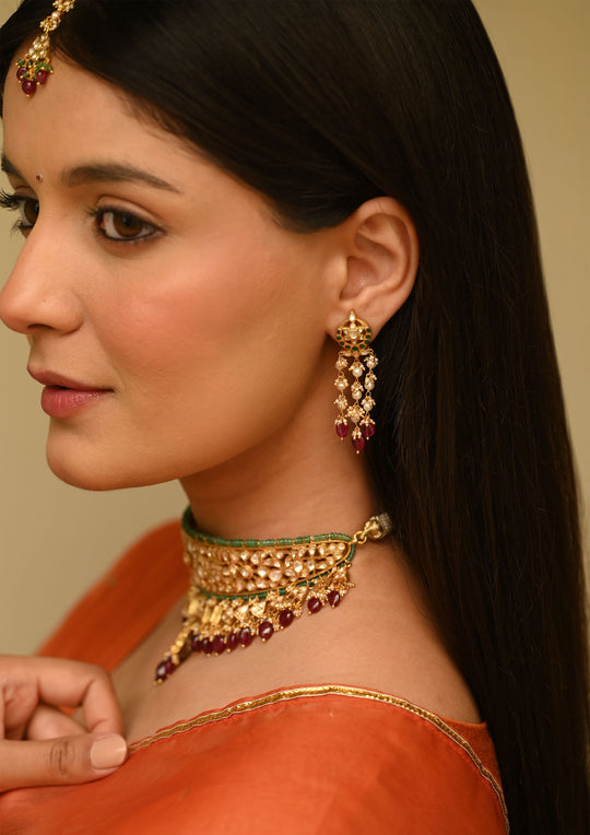 Sterling Silver Gulmohar Earrings