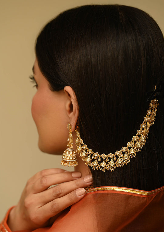 Jharokha Hair Chain (Pair)