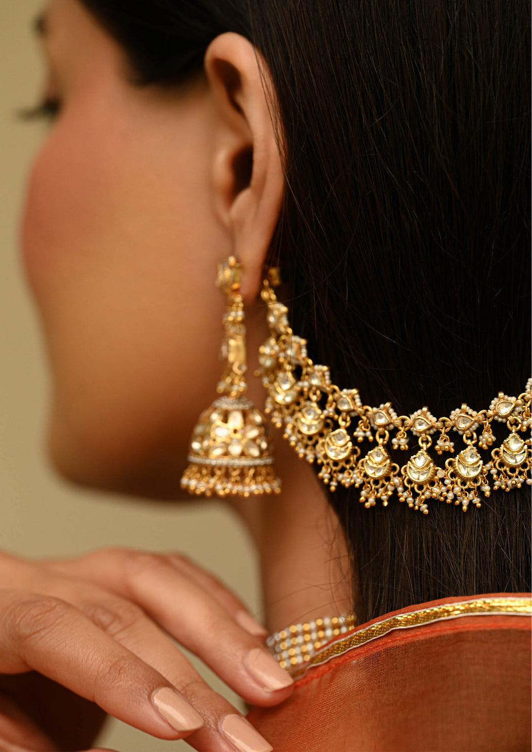 Jharokha Hair Chain (Pair)