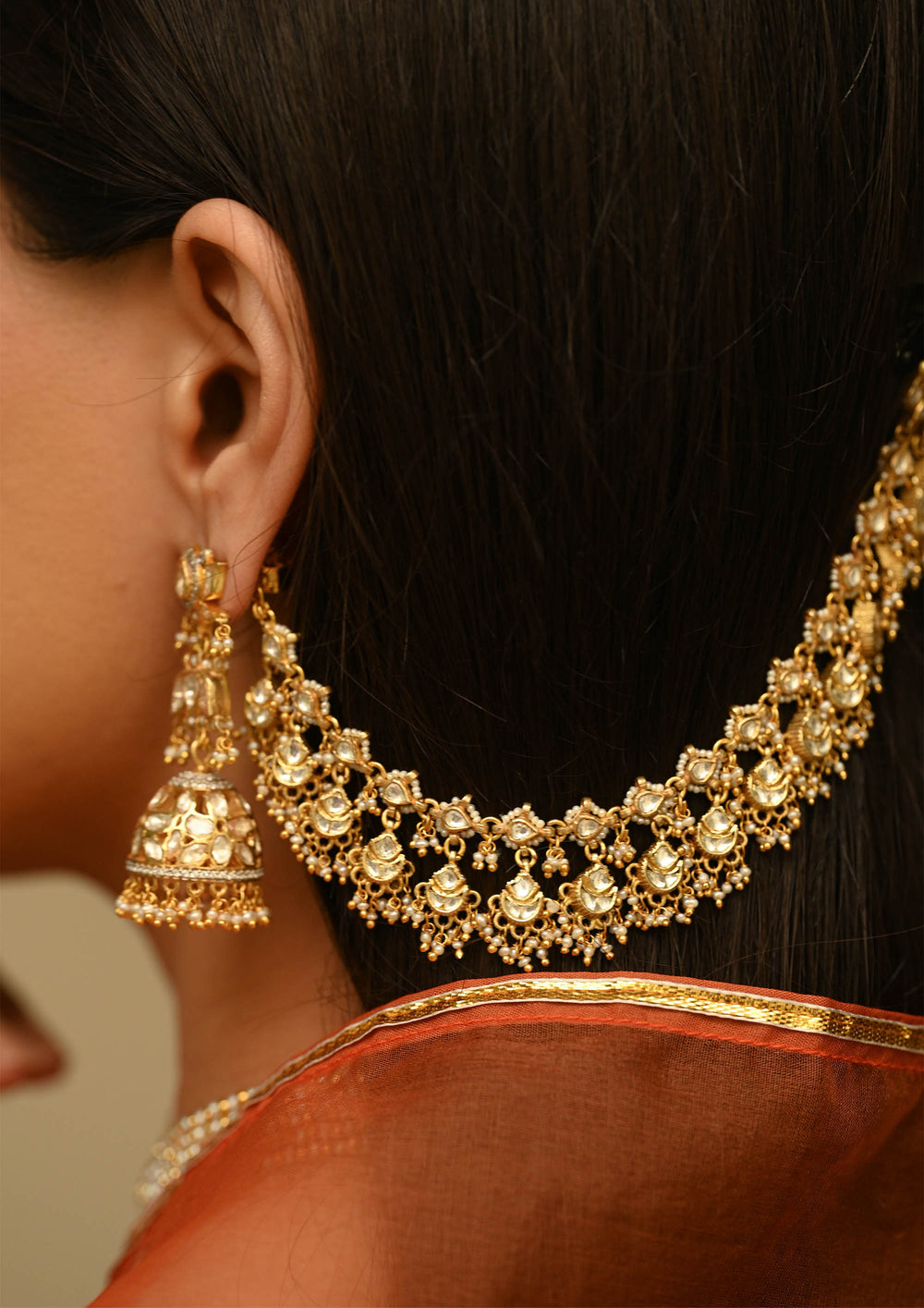 Jharokha Hair Chain (Pair)