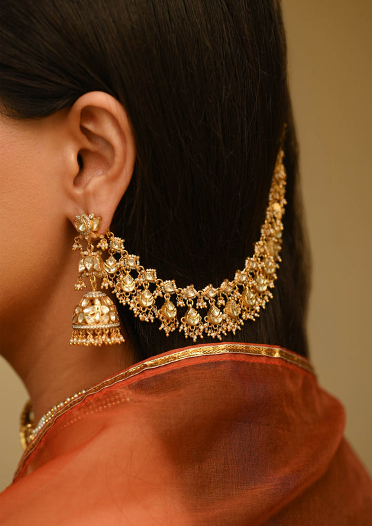 Jharokha Hair Chain (Pair)