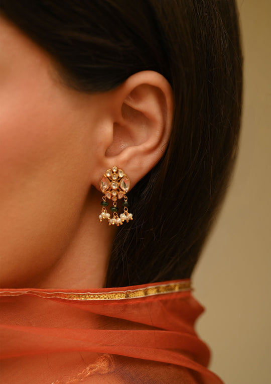 Sterling Silver Devdar Earrings