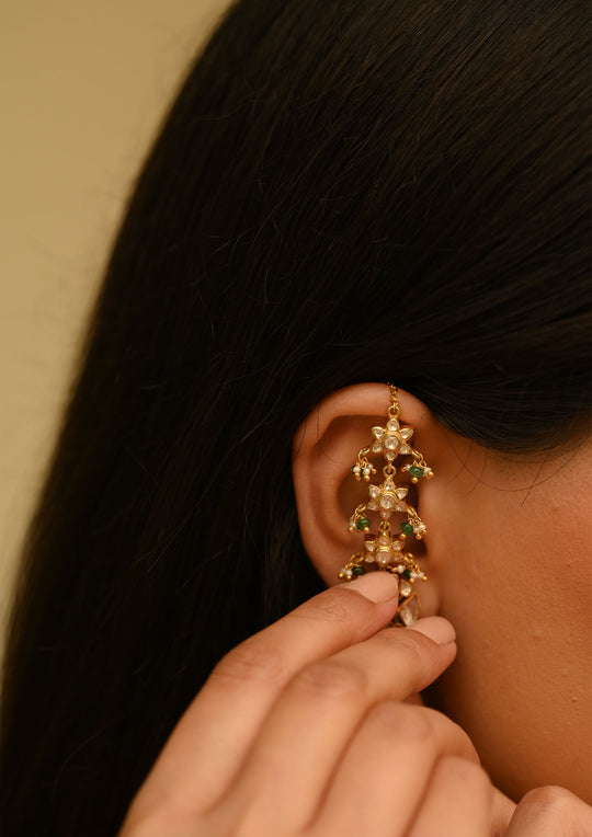 Sterling Silver Aarohi Kanauti Ear Chain
