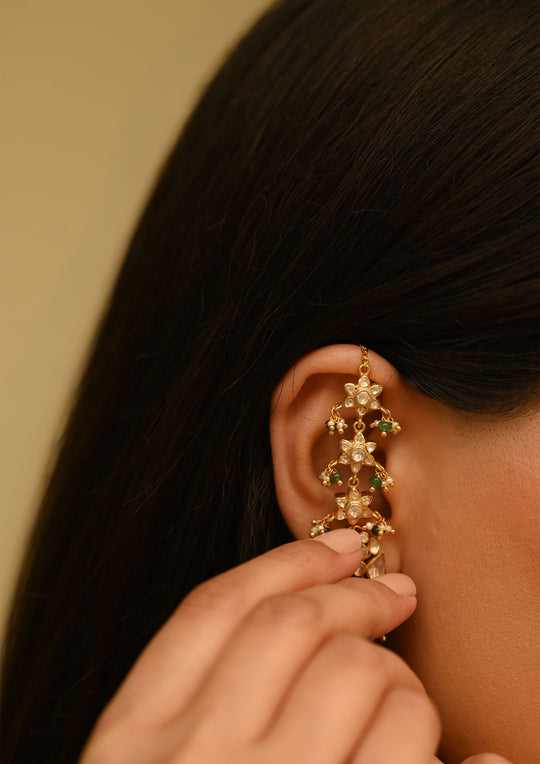Sterling Silver Aarohi Kanauti Ear Chain