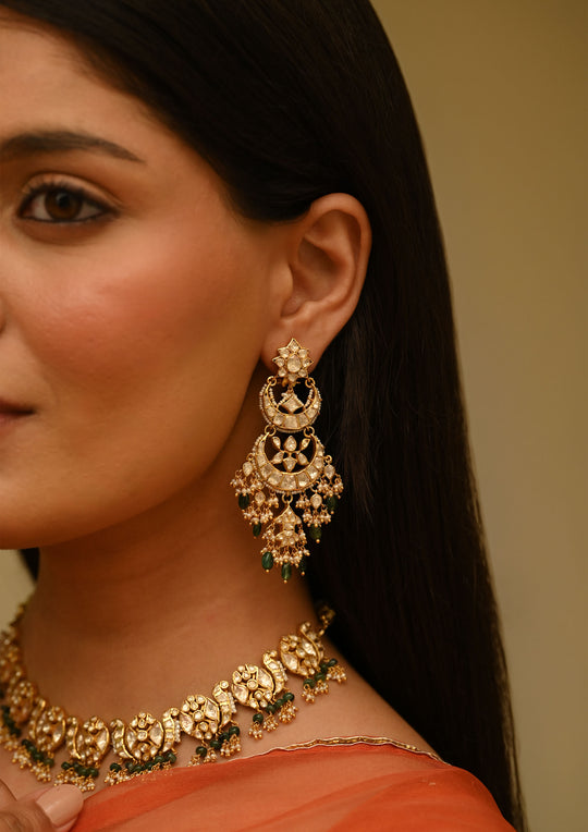 Sterling Silver Chandra ganga Earrings