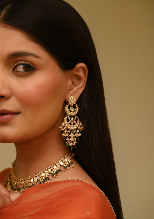 Sterling Silver Chandra ganga Earrings