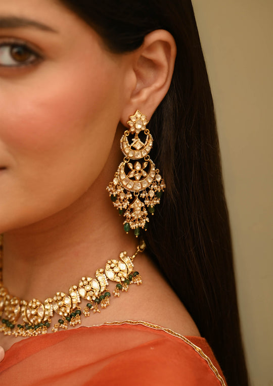 Sterling Silver Chandra ganga Earrings