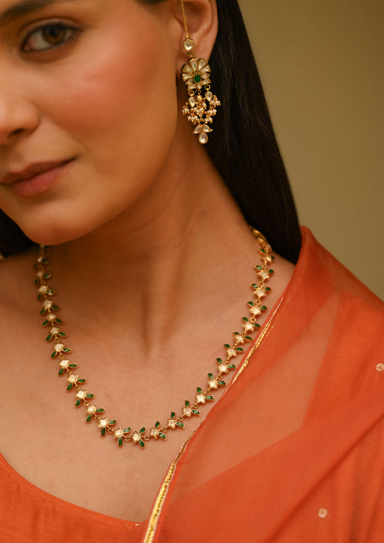 Sterling Silver Mogra Necklace